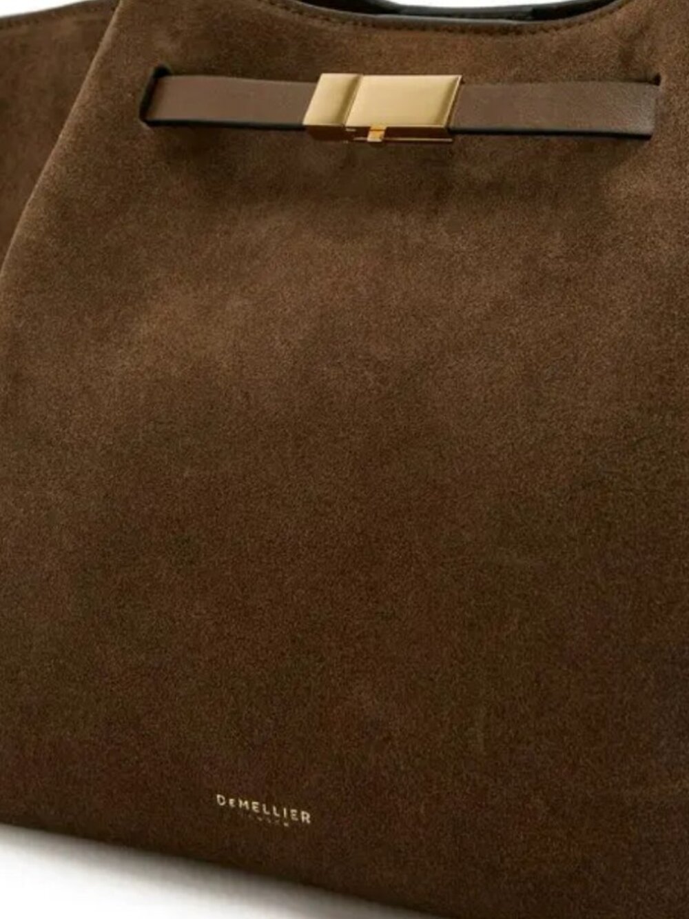*BEST PRICE ONLINE*  Demellier Midi Mocha Suede Purse NWOT with Bonus organizer! - Picture 4 of 12